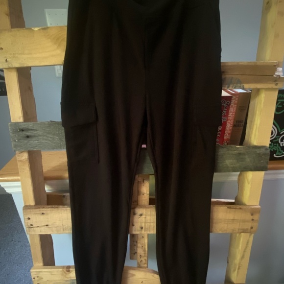 A New Day - Black Cargo Jogger Pants Large - Picture 2 of 5